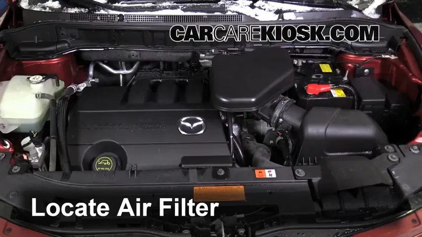 2014 Mazda CX-9 Touring 3.7L V6 Sport Utility (4 Door) Air Filter (Engine) Replace